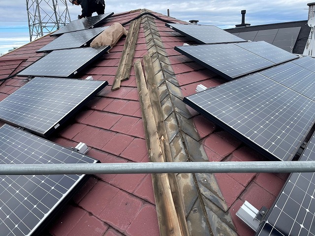 貫板交換　木貫　アサヒ金属　棟包